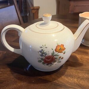 Floral Ceramic Teapot